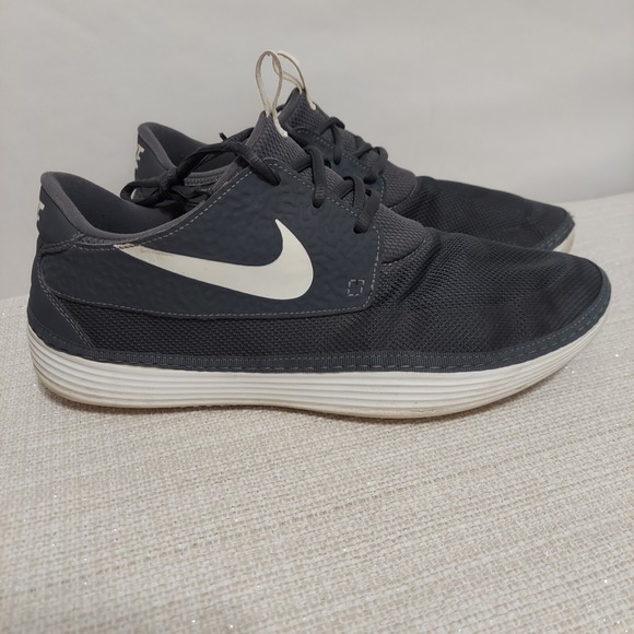 Nike Solarsoft Moccasin Running Shoes 555301-003 Mens Size US 13 - Picture 1 of 9